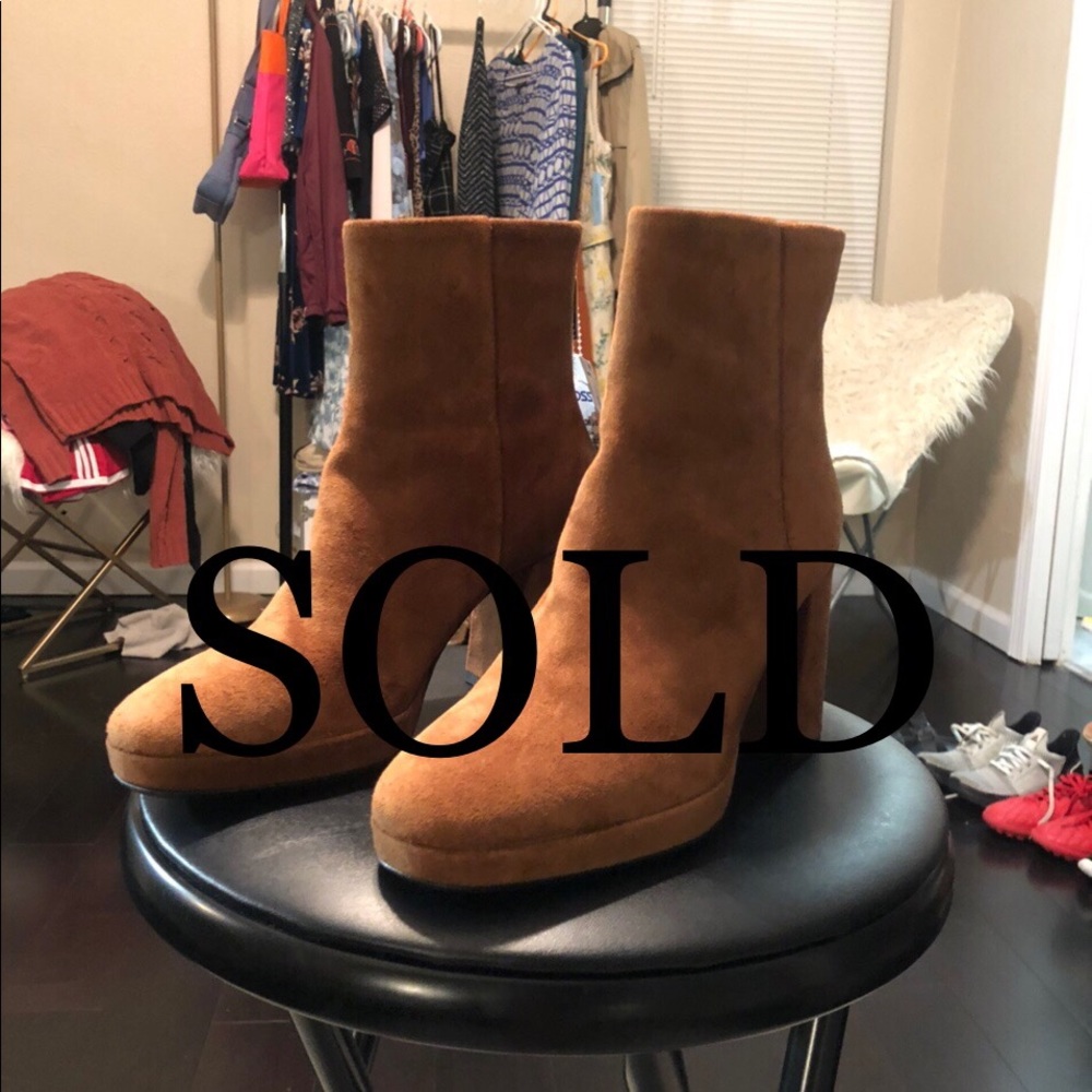 SOLD Steven by Steve Madden Suede Booties size 6